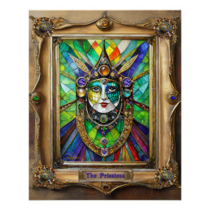 Poster Portraits du Monde de Mardi Gras - La Prêtresse