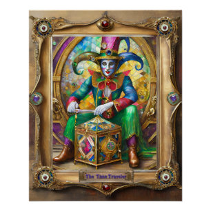 Poster Portraits du Royaume de Mardi Gras - Le Voyageur T