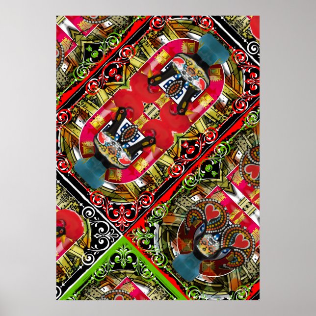 Poster portugais Abstrait (Devant)