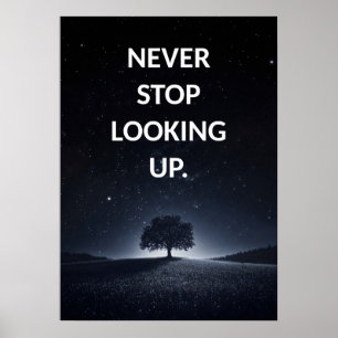 Poster positif Motivationnel Arbre d'Imaginaires