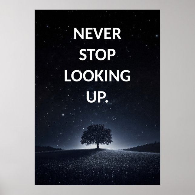 Poster positif Motivationnel Arbre d'Imaginaires (Devant)