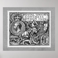 Postal Union Congress 1929 1 Livre Timbre Postage