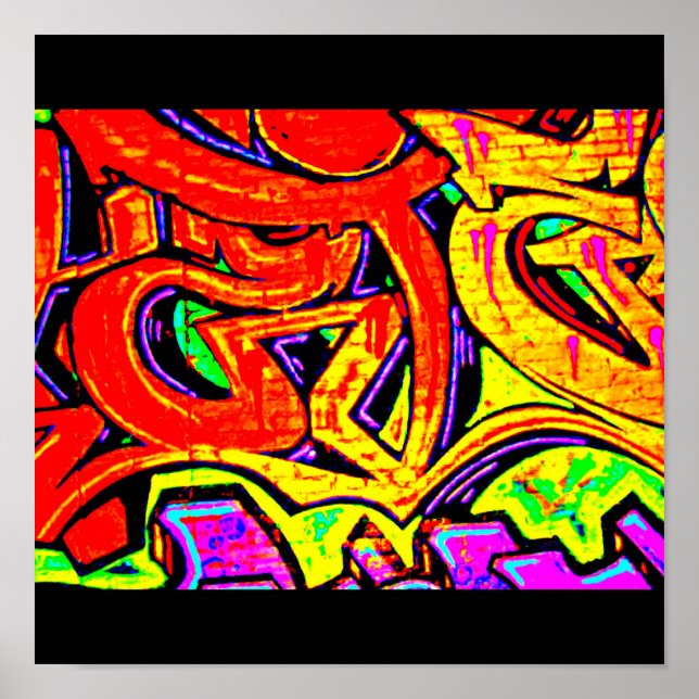 Poster Poster-Abstrait/Galerie Divers-Graffiti 4 (Devant)