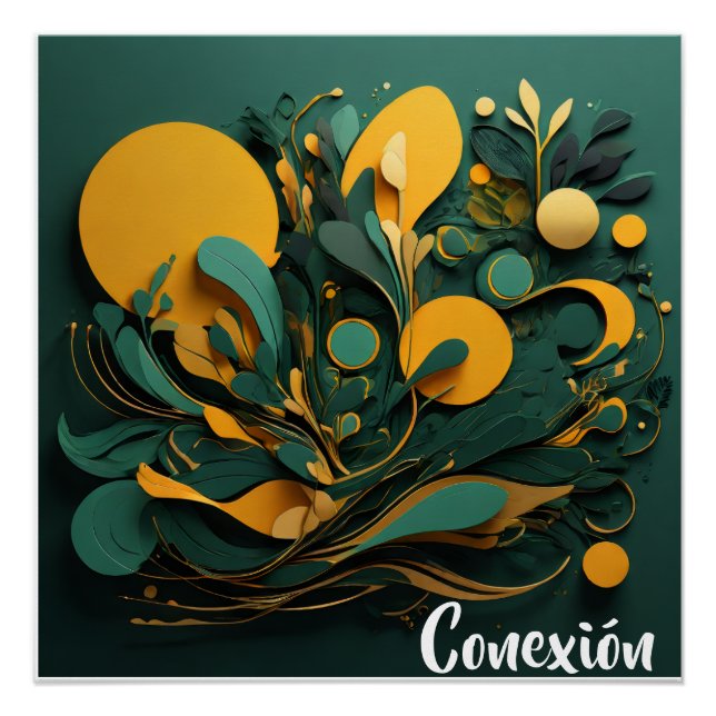 Poster Póster Arte Biodiversidad Viva Conexión (Devant)