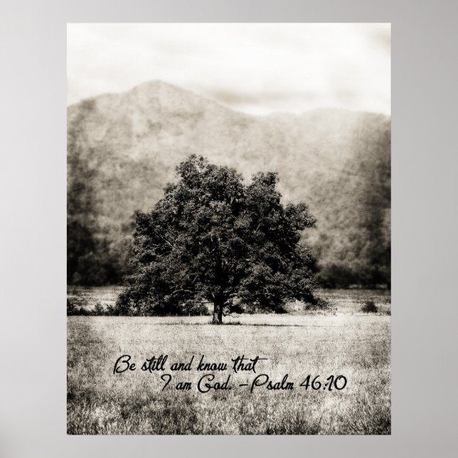 Poster Poster-Be Still and Sachez que je suis Dieu (Devant)