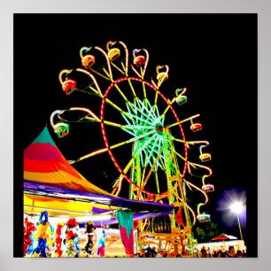 Poster Poster-Carnaval/Parc d'attractions Art-24