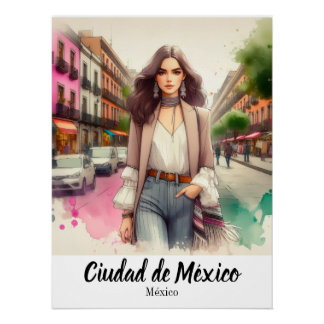 Poster  Póster Ciudad de México