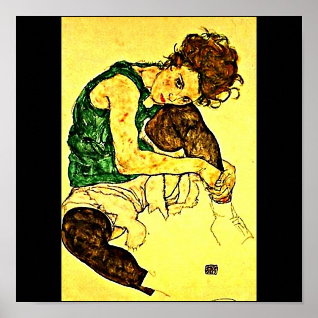 Poster Poster-Classic/Vintage-Egon Schiele 39 (Devant)