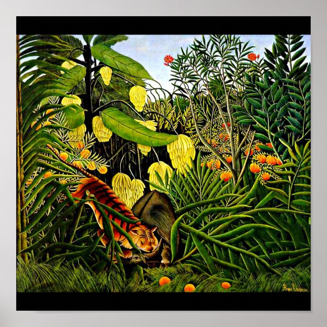 Poster Poster-Classic/Vintage-Henri Rousseau 13 (Devant)