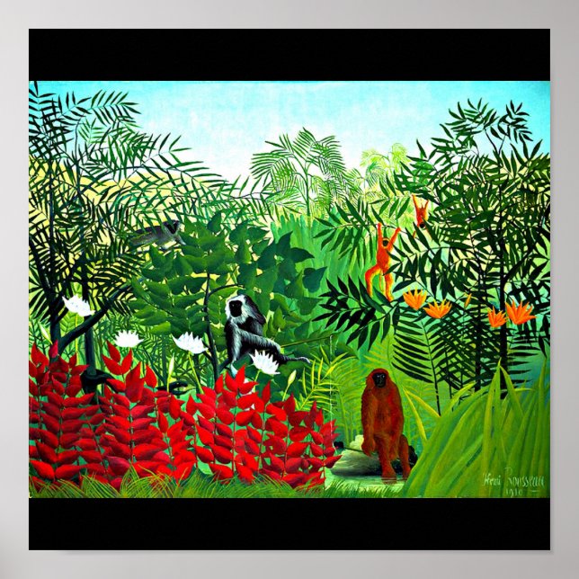 Poster Poster-Classic/Vintage-Henri Rousseau 5 (Devant)