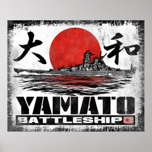 Poster Poster du Battleship Yamato