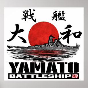 Poster Poster du Battleship Yamato