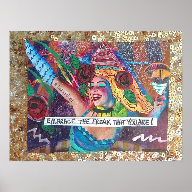 POSTER POSTER-EMBRASSEZ LA FRAÎCHE QUE VOUS ÊTES. (Devant)