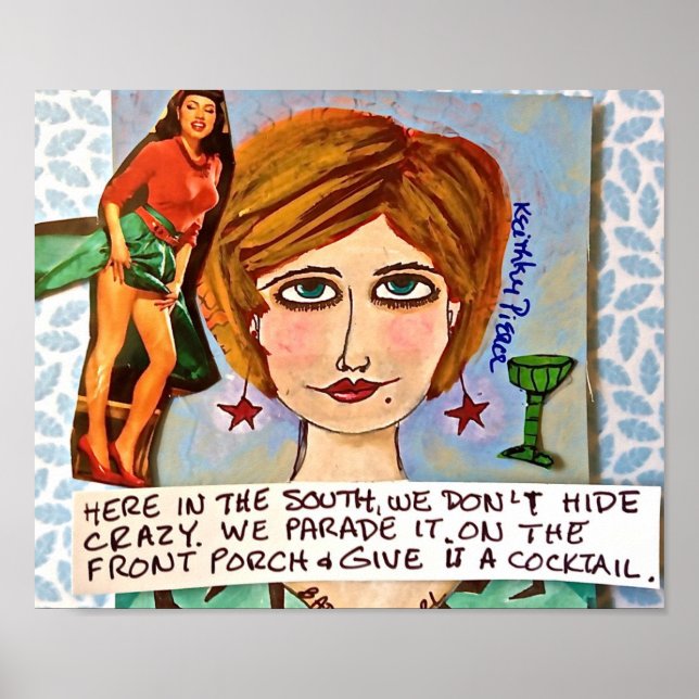 POSTER POSTER-ICI DANS LE SUD, NOUS NE CACHONS PAS CRAZY (Devant)