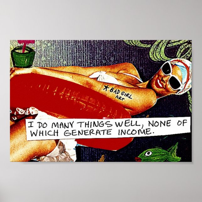 POSTER POSTER-JE FAIS BEAUCOUP DE CHOSES BIEN (Devant)