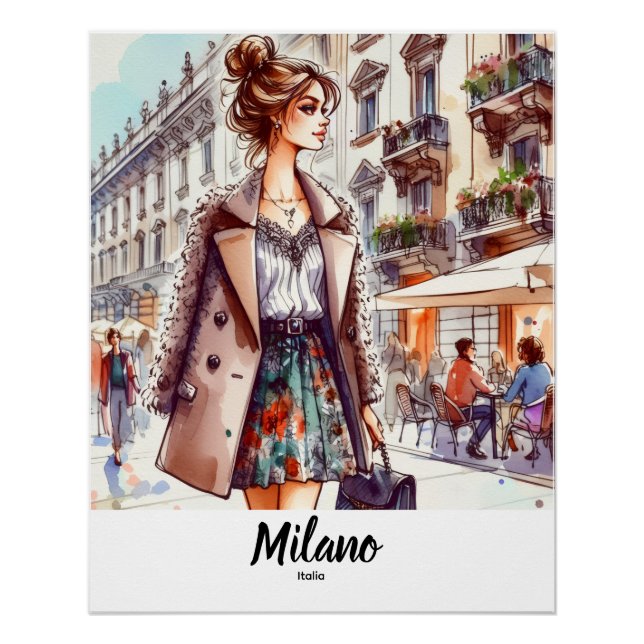 Poster Póster Milano (Devant)
