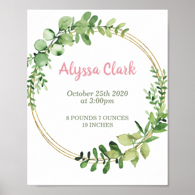 Poster Poster Poster Nursery Wall Art Imprimer (Devant)