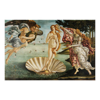 Poster Pôster Sandro Botticelli's The Birth of Venus