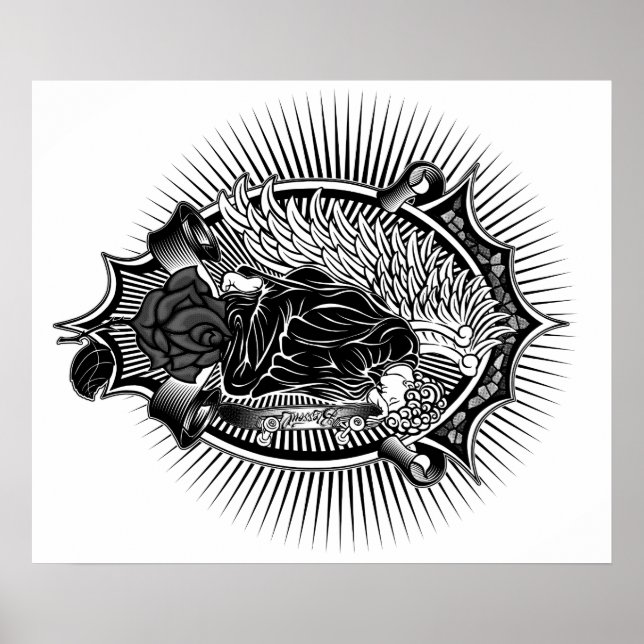 Poster Pôster Skate Angel (Devant)