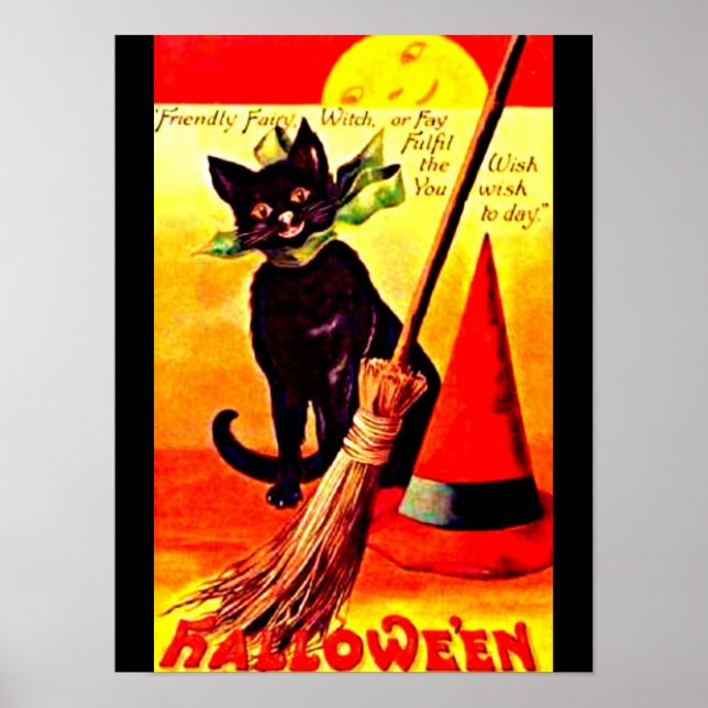 Poster Poster-Vacances Art-Vintage Halloween 17 (Devant)