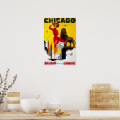 Poster Poster-Vintage Chicago Advertisement (Kitchen)