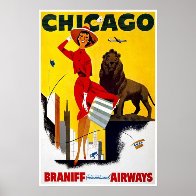 Poster Poster-Vintage Chicago Advertisement (Devant)