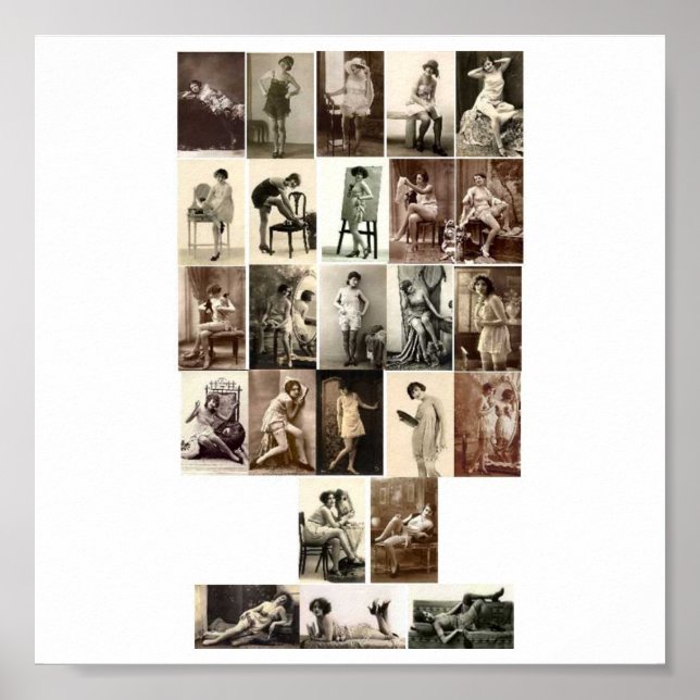 Poster Poster-Vintage-Lingerie (Devant)