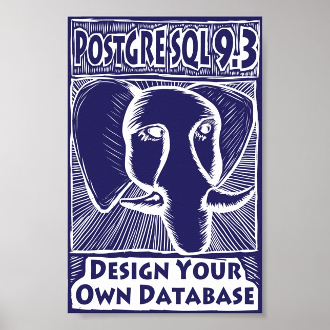 Poster PostgreSQL 9.3 (Devant)