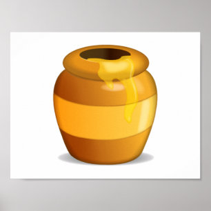 Poster Pot de miel - Emoji