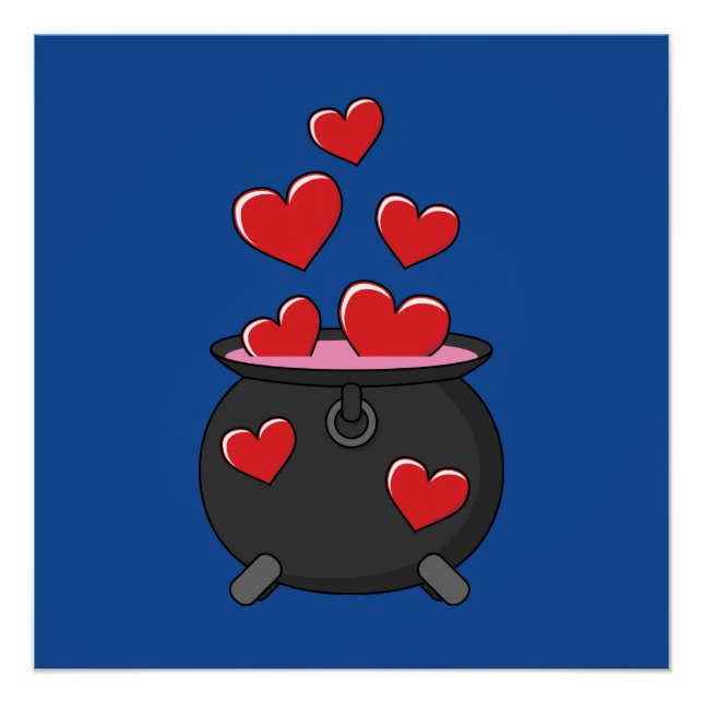 Poster Potion d'amour des coeurs (Devant)