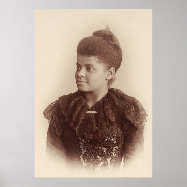 Poster Potrait de Ida B. Wells par Mary Garrity (1893) (Devant)