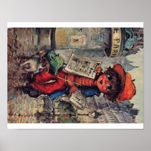 Poster poulbot au journal