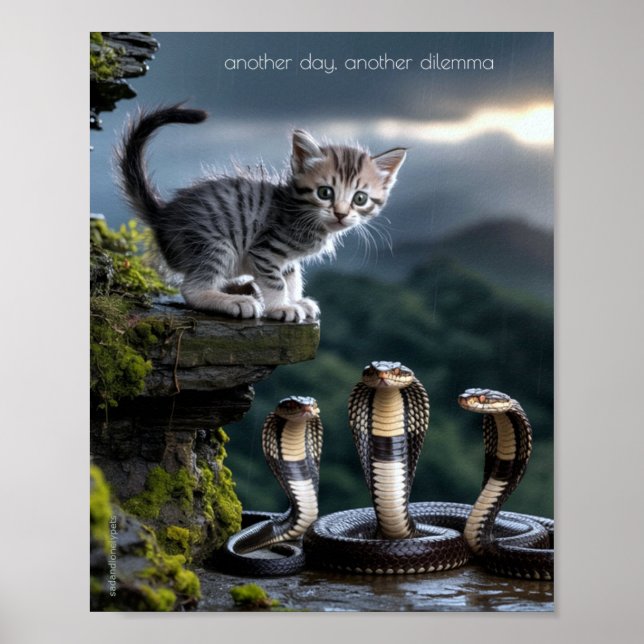 Poster pour animaux de compagnie solitaires et tri (Devant)