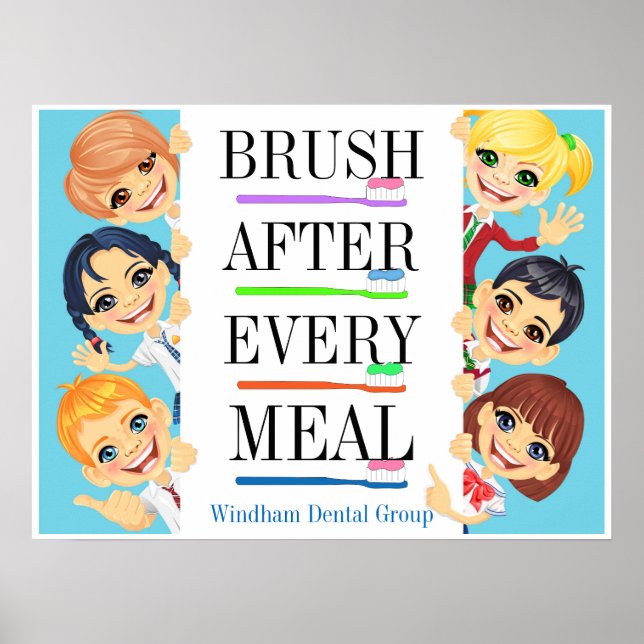 Poster pour dentiste - SRF (Devant)