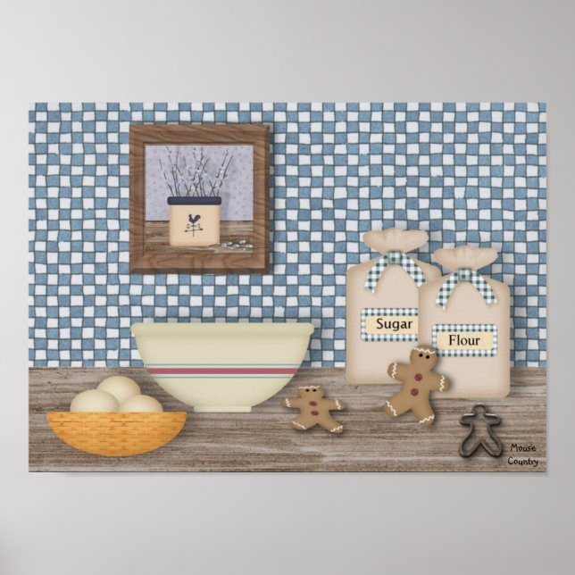 Poster pour hommes de pain d'épices (Devant)