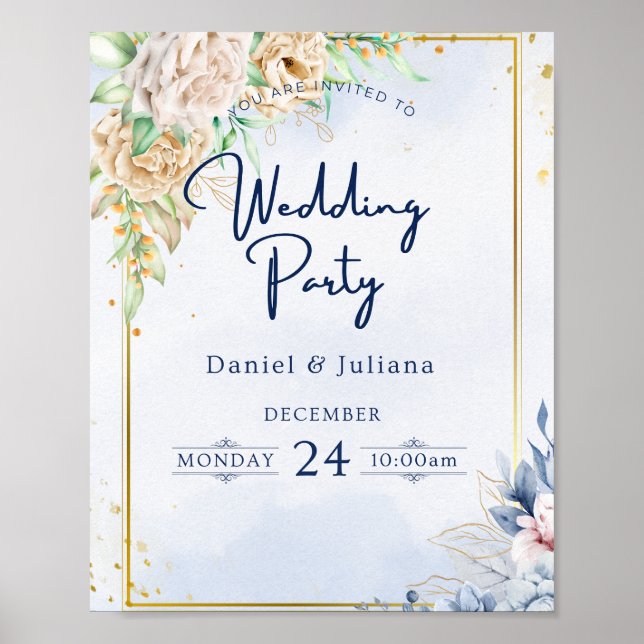 Poster pour la fête (Devant)