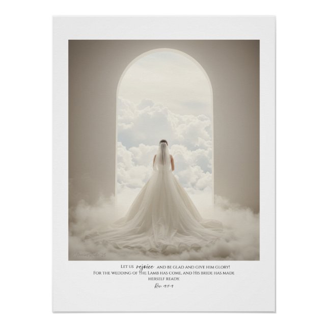 Poster Pour la mariée qu'il aime. Brillante (Devant)