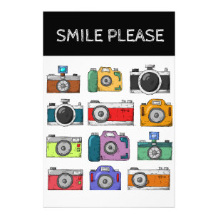 Poster pour les amateurs de caméra, photographe