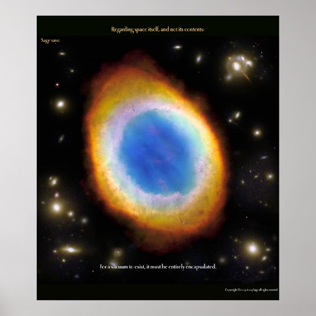 Poster Pour qu'un vide existe... (Devant)