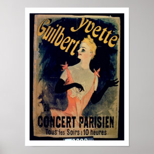 Poster pour 'Yvette Guilbert Concert Parisien' (co