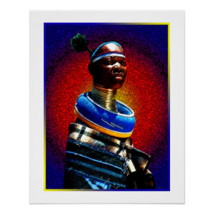 Poster Pourcentage tribal