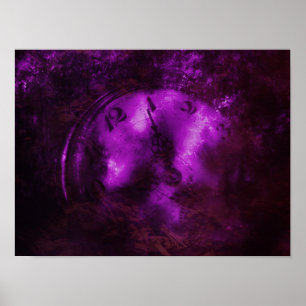 Poster pourpre intemporel