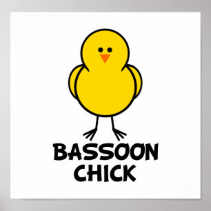 Poster Poussin de basson