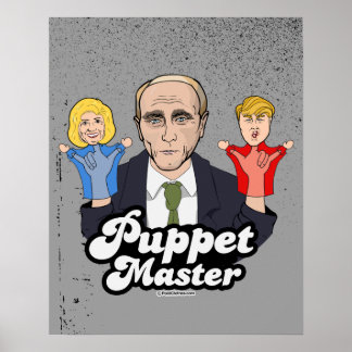 Poster Poutine, maître marionnette