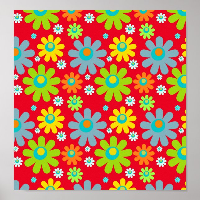 Poster Pouvoir Fleur Deco (Devant)