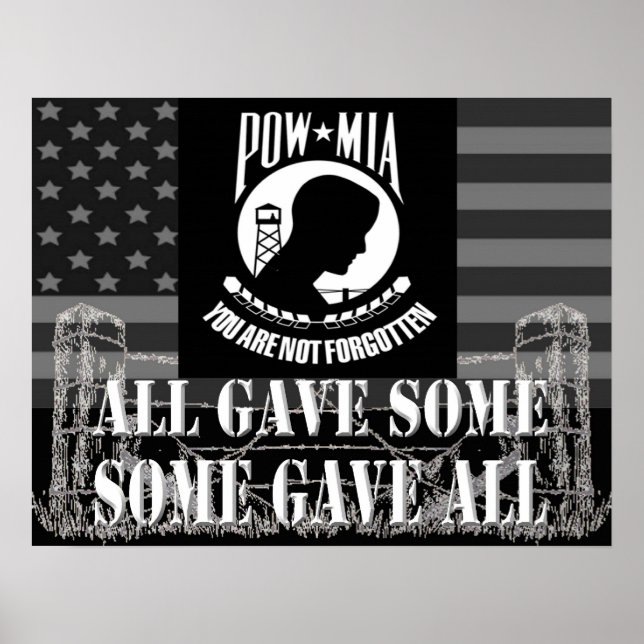 Poster POW/MIA (Devant)
