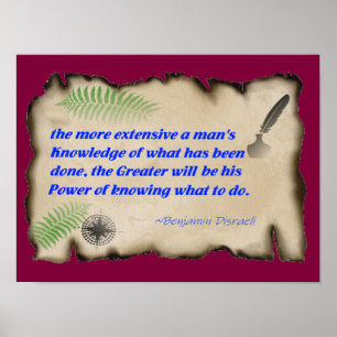 Poster Power of Knowledge (Matte)