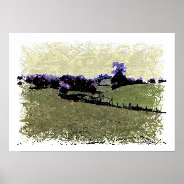 Poster Powys Doodle (Devant)