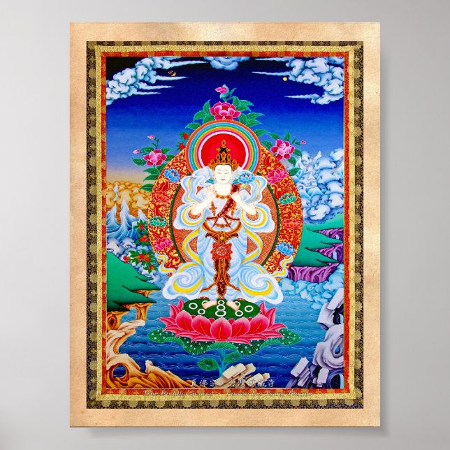 Poster Prabhutaratna Bouddha Cool oriental Padmakumara (Devant)