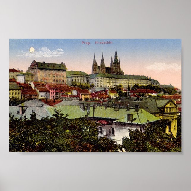 Poster Prague Castle Print (Devant)